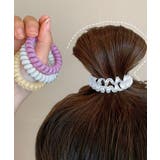 マカロンカラーコイルヘアゴム 大人可愛いスパイラルヘアゴム 跡がつかないスプリン… | SUNSHINE CLOSET | 詳細画像7 