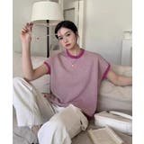 ノースリーブニットトップス きれいめ 柄ニットTシャツ | SUNSHINE CLOSET | 詳細画像11