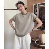 ノースリーブニットトップス きれいめ 柄ニットTシャツ | SUNSHINE CLOSET | 詳細画像7