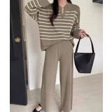 ニットセットアップ トップスパンツセット | SUNSHINE CLOSET | 詳細画像12