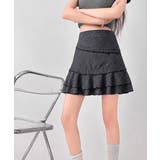 ハイウエストフリルスカート 大人可愛いフレアスカートインナーパンツ付き Y2K着… | SUNSHINE CLOSET | 詳細画像1 