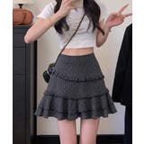 ハイウエストフリルスカート 大人可愛いフレアスカートインナーパンツ付き Y2K着… | SUNSHINE CLOSET | 詳細画像2 