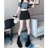 レディースインナーパンツ付きミニスカートパンツ 韓国風 着やせショートパンツ | SUNSHINE CLOSET | 詳細画像12