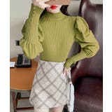 ボトルネックニットトップス 袖口金ボタン | SUNSHINE CLOSET | 詳細画像15