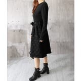 リボン柄フレアワンピース ウエストマーク | SUNSHINE CLOSET | 詳細画像10