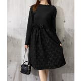 リボン柄フレアワンピース ウエストマーク | SUNSHINE CLOSET | 詳細画像12