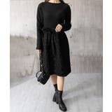 リボン柄フレアワンピース ウエストマーク | SUNSHINE CLOSET | 詳細画像9