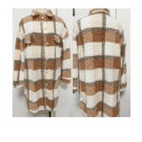 ボアジャケット韓国風チェックカーディガン | SUNSHINE CLOSET | 詳細画像15