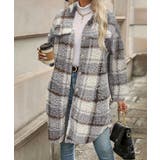 ボアジャケット韓国風チェックカーディガン | SUNSHINE CLOSET | 詳細画像7