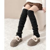 韓国風Y2K 柔らかファーニットレッグウォーマー 足元防寒あったか | SUNSHINE CLOSET | 詳細画像1