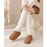 韓国風Y2K 柔らかファーニットレッグウォーマー 足元防寒あったか | SUNSHINE CLOSET | 詳細画像13