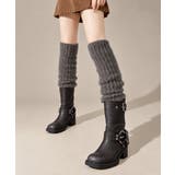 韓国風Y2K 柔らかファーニットレッグウォーマー 足元防寒あったか | SUNSHINE CLOSET | 詳細画像30