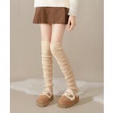 韓国風Y2K 柔らかファーニットレッグウォーマー 足元防寒あったか | SUNSHINE CLOSET | 詳細画像5