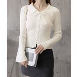 レースアップ リブニットトップス 韓国風 | SUNSHINE CLOSET | 詳細画像13