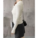 レースアップ リブニットトップス 韓国風 | SUNSHINE CLOSET | 詳細画像15