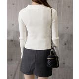 レースアップ リブニットトップス 韓国風 | SUNSHINE CLOSET | 詳細画像16