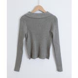 レースアップ リブニットトップス 韓国風 | SUNSHINE CLOSET | 詳細画像18