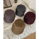 クラシカルマリンキャップレディースウールライクツイード調大人可愛いキャスケットハ… | SUNSHINE CLOSET | 詳細画像12