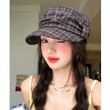 クラシカルマリンキャップレディースウールライクツイード調大人可愛いキャスケットハ… | SUNSHINE CLOSET | 詳細画像3