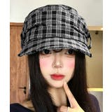 クラシカルマリンキャップレディースウールライクツイード調大人可愛いキャスケットハ… | SUNSHINE CLOSET | 詳細画像5