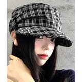 クラシカルマリンキャップレディースウールライクツイード調大人可愛いキャスケットハ… | SUNSHINE CLOSET | 詳細画像7
