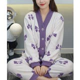 リボン柄 フリースルームウエア上下セット | SUNSHINE CLOSET | 詳細画像12 