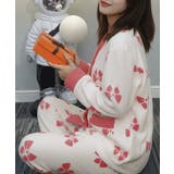 リボン柄 フリースルームウエア上下セット | SUNSHINE CLOSET | 詳細画像9 