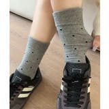 韓国風おしゃれ靴下美脚 綿混 大人可愛いソックスミドル丈 | SUNSHINE CLOSET | 詳細画像1 