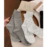 韓国風おしゃれ靴下美脚 綿混 大人可愛いソックスミドル丈 | SUNSHINE CLOSET | 詳細画像25 