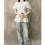 襟ドロストシャツ半袖レディース Vネックパフスリーブブラウス 大人きれいめ韓国風… | SUNSHINE CLOSET | 詳細画像19 