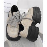 レースアップスニーカー ローカットスポーティー厚底靴疲れにくい 韓国風ダッドシュ… | SUNSHINE CLOSET | 詳細画像21 
