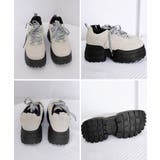 レースアップスニーカー ローカットスポーティー厚底靴疲れにくい 韓国風ダッドシュ… | SUNSHINE CLOSET | 詳細画像22 