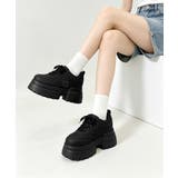 レースアップスニーカー ローカットスポーティー厚底靴疲れにくい 韓国風ダッドシュ… | SUNSHINE CLOSET | 詳細画像6 