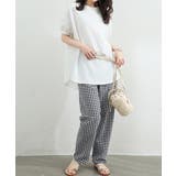 大人可愛いワッフルプルオーバー パフスリーブ体型カバートップス カジュアル | SUNSHINE CLOSET | 詳細画像13