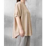 大人可愛いワッフルプルオーバー パフスリーブ体型カバートップス カジュアル | SUNSHINE CLOSET | 詳細画像30