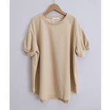 大人可愛いワッフルプルオーバー パフスリーブ体型カバートップス カジュアル | SUNSHINE CLOSET | 詳細画像32