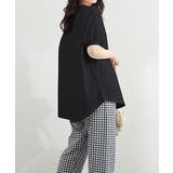 大人可愛いワッフルプルオーバー パフスリーブ体型カバートップス カジュアル | SUNSHINE CLOSET | 詳細画像8