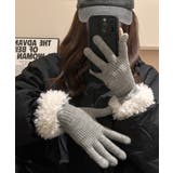 スマホ対応手袋 暖かい ボア袖グローブ冬 | SUNSHINE CLOSET | 詳細画像4 