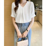 タックブラウスきれいめ オフィスブラウス 上品 | SUNSHINE CLOSET | 詳細画像2 