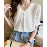 タックブラウスきれいめ オフィスブラウス 上品 | SUNSHINE CLOSET | 詳細画像3 