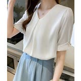 タックブラウスきれいめ オフィスブラウス 上品 | SUNSHINE CLOSET | 詳細画像6 