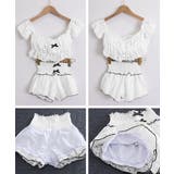 フリル セパレート水着 リボンオフショルダービキニ | SUNSHINE CLOSET | 詳細画像15 