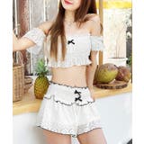 フリル セパレート水着 リボンオフショルダービキニ | SUNSHINE CLOSET | 詳細画像2 