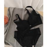 脇高ノンワイヤーレースブラショーツセット | ANGELCLOSET | 詳細画像23