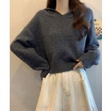 ニットパーカーフード付き ニットセーター | SUNSHINE CLOSET | 詳細画像11 