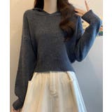 ニットパーカーフード付き ニットセーター | SUNSHINE CLOSET | 詳細画像12 