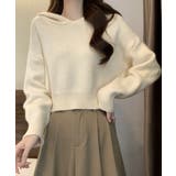 ニットパーカーフード付き ニットセーター | SUNSHINE CLOSET | 詳細画像2 