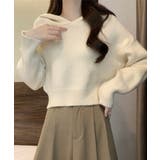 ニットパーカーフード付き ニットセーター | SUNSHINE CLOSET | 詳細画像3 