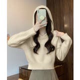 ニットパーカーフード付き ニットセーター | SUNSHINE CLOSET | 詳細画像4 