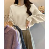 ニットパーカーフード付き ニットセーター | SUNSHINE CLOSET | 詳細画像5 